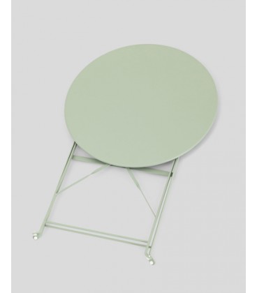 Комплект стола и двух стульев Бистро, светло-зеленый