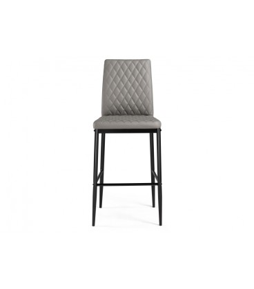 Барный стул Teon серый / черный