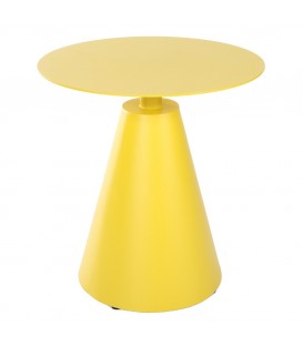 Столик кофейный marius, D50 см, желтый