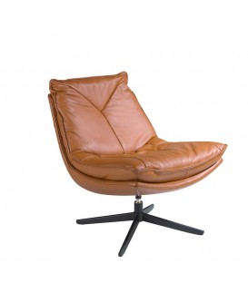 Вращающееся кресло 5096/A8036 с обивкой из кожи