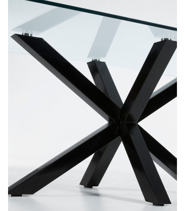 Стол Arya 160x90 стекло черный