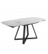 Обеденный стол D2055BB /1096 из керамики и черной стали