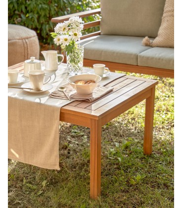 Садовый комплект Vilma из дивана, 2 стульев и журнального столика