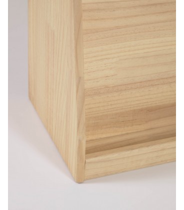 Книжный шкаф Adiventina из массива натуральной сосны FSC 59,5 x 69,5 см