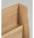 Книжный шкаф Adiventina из массива натуральной сосны FSC 59,5 x 69,5 см