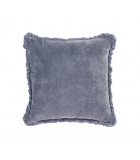 Чехол для подушки Cedella 100% хлопок с эффектом бархата синий 45 x 45 cm