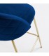 Барный стул Mystere синий бархат 76 см