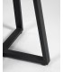 Круглый стол из терраццо Tella, черный Ø 75 см