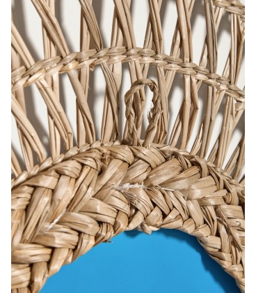Verenade Зеркало в раме из натурального волокна Ø 60 см