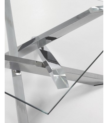 Журнальный столик Mikado 90 x 90 см стеклянный