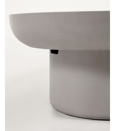 Журнальный столик Taimi из бетона для улицы Ø 140 x 60 см