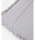 Чехол для подушки Cedella 100% хлопок с эффектом бархата серый 45 x 45 cm