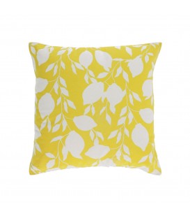 Чехол для подушки Etel 100% желтый с белыми лимонами 45 x 45 cm