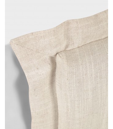 Изголовье из льняной ткани белого цвета Tanit со съемным чехлом 186 x 106 см