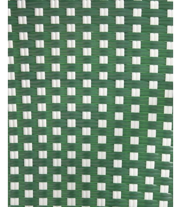 Marilyn Кресло уличное из белого алюминия и зеленого синтетического ротанга