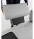 3-х местный диван Compo светло-серый с маленьким подносом