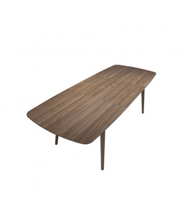 Раздвижной обеденный стол 1100/EM101T из шпона орехового дерева 180 см