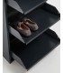 Полка для обуви Rox 3 двери металлическая графит