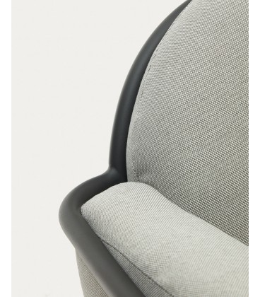 Joncols 3-местный алюминиевый диван серого цвета 225 см