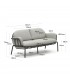 Joncols уличный алюминиевый 2-местный диван серого цвета 165 см