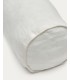 Forallac Чехол для подушки из 100 % льна белого цвета