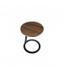 Приставной столик 2115/MH1613 из ореха и черной стали