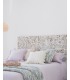 Nacha Чехол для подушки из хлопка и льна сиреневого цвета 45 x 45 см