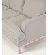 Mihaela 3-местный диван с левым шезлонгом из серого флиса 264 см