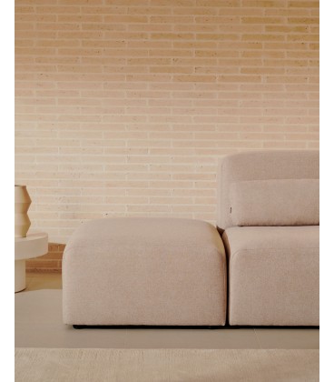 Neom 2-х местный диван со задним модулем бежевого цвета 244 см
