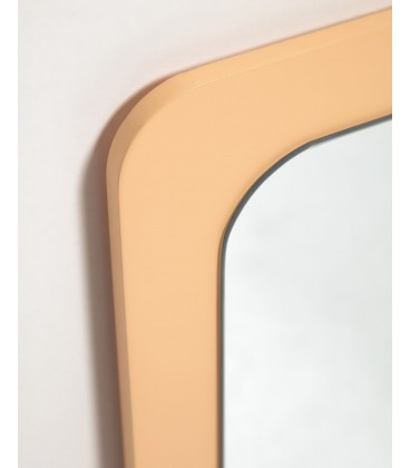 Зеркало Velma из МДФ горчичного цвета 47 x 57 см