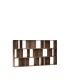 Litto набор из 9 модульных полок из шпона ореха 202 x 114 см