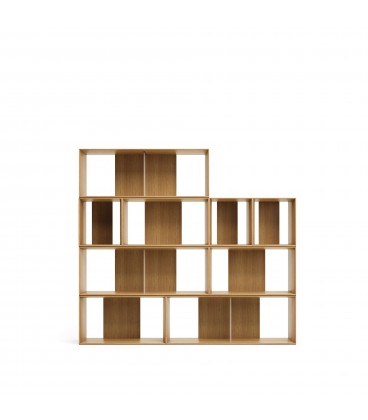Litto набор из 9 модульных полок из шпона дуба 202 x 114 см