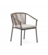 Xelida Садовый стул из алюминия и коричневого шнура