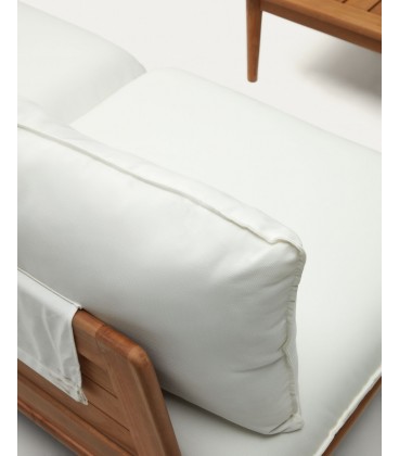 Portitxol Комплект из модульного углового дивана и журнального столика из массива тика