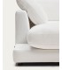 Gala 3-х местный диван с двойным шезлонгом белого цвета 210 см