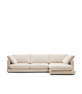 Gala 4-местный диван с правым шезлонгом бежевый 300 см