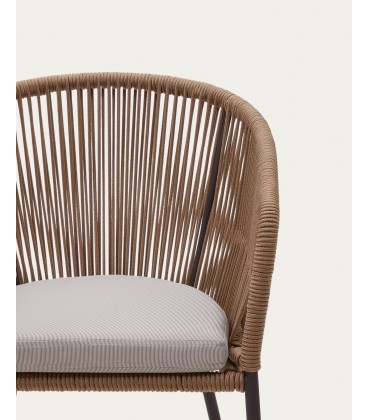 Веревочный стул Yanet бежевого цвета