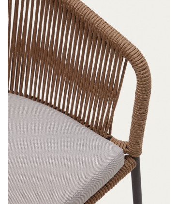 Веревочный стул Yanet бежевого цвета