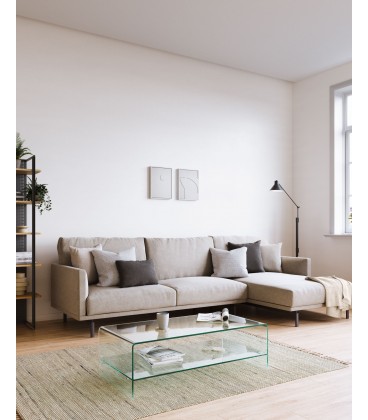 Galene 4-местный диван с правым шезлонгом бежевого цвета 314 см