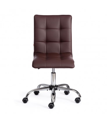 Кресло офисное ZERO, иск. кожа, коричневый