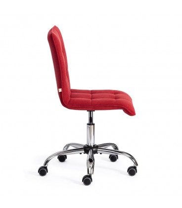 Кресло офисное ZERO, флок бордовый 10