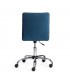 Кресло офисное ZERO, флок синий 32
