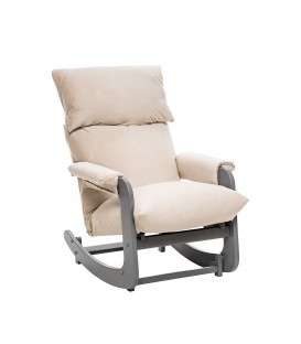 Кресло-трансформер Модель 81, серый ясень, велюр V18 бежевый