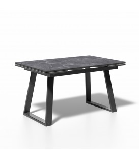 Стол KENNER ML1400 черный/керамика мрамор черный