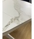 Стол KENNER DO1100 белый/керамика мрамор белый