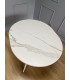 Стол KENNER DO1100 белый/керамика мрамор белый