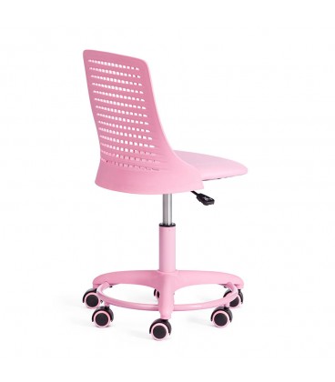 Детское кресло KIDDY, экокожа розовый