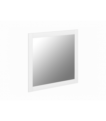 Зеркало СИРИУС квадратное настенное, ДСП, цвет белый