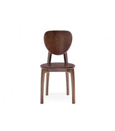 Деревянный стул Окава коричневый венге