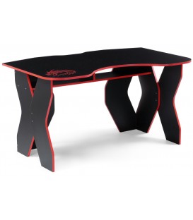 Компьютерный стол Вивианн красный / черный